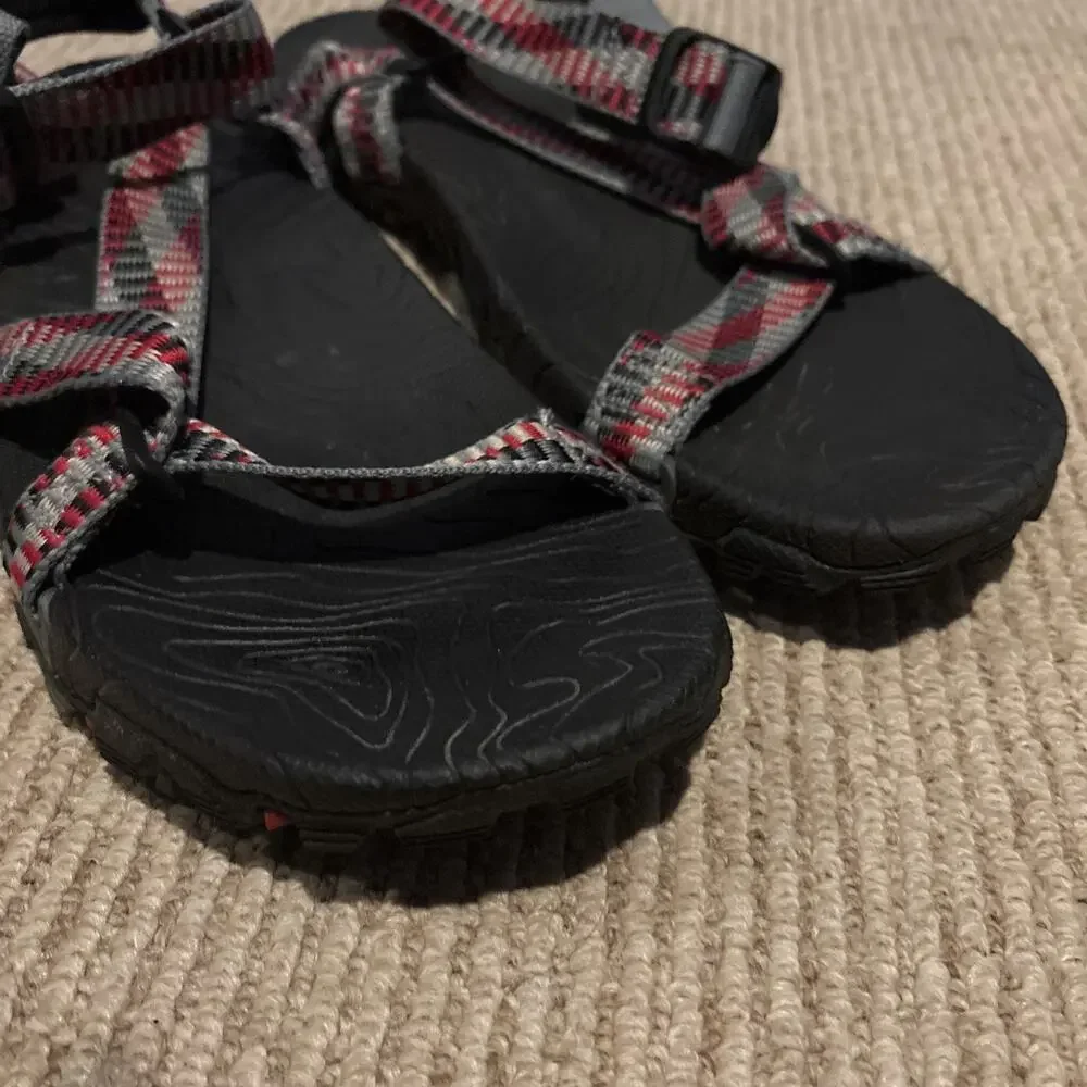 THE NORTH FACE Comfort Hiking Strappy Sandals Gray Orange Size men's US 12 - Picture 6 of 16